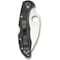 Spyderco 2024 Spyderco Delica 4 Lightweight Black Flat Ground Wharncliffe Plain SPY-C11FPWCBK - alternate 2